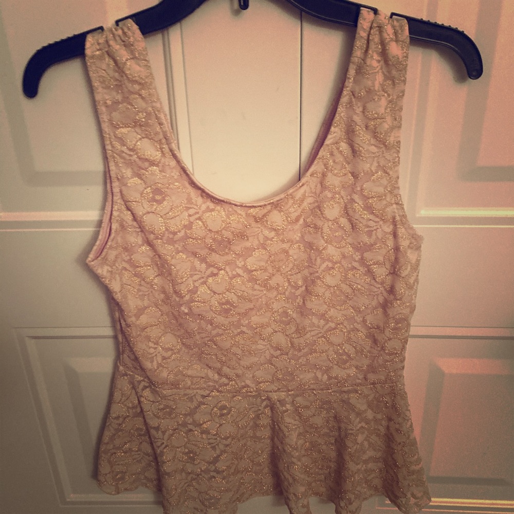 Sparkly tank top